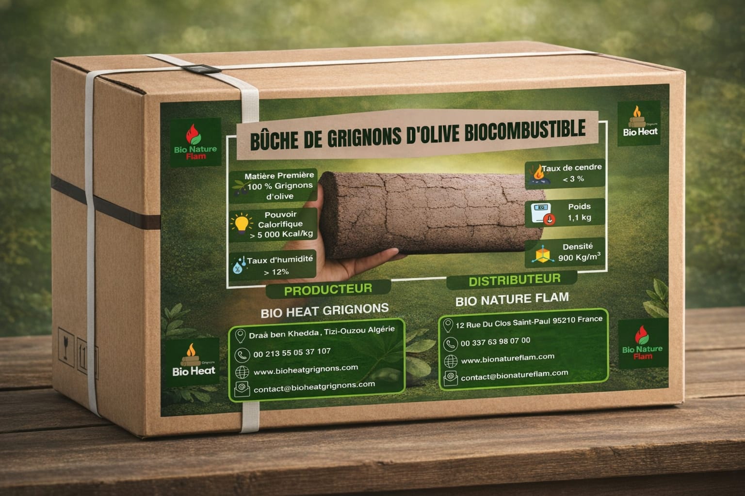 Vente Bûche industriel