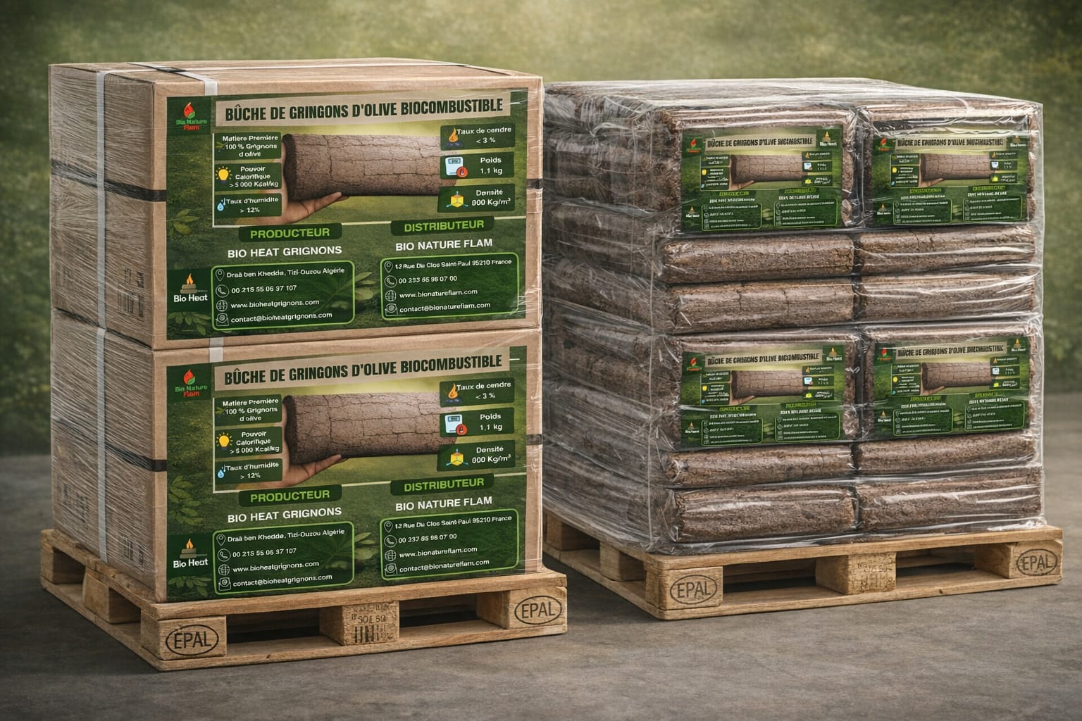 Vente Palette Bûches